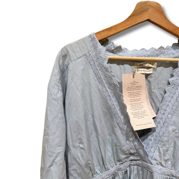 NWT Christy Dawn The Essence Dress Celeste Size Medium - Picture 2 of 4